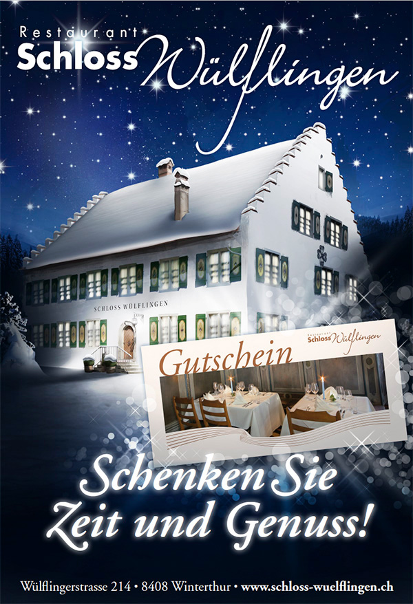 Gutscheine Schloss Wülflingen Plakat
